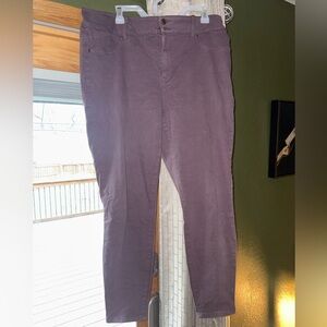Maurices High Rise Purple Jeans